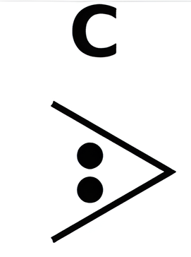 Which of the six figures below best fits in the missing field?