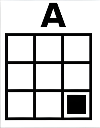 Which of the six figures below best fits in the missing field?